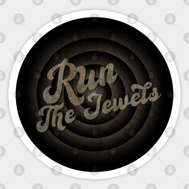 Run The Jewels Sticker by vintageclub88